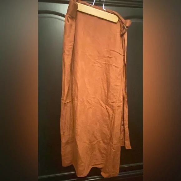 By Anthropologie Apron Open-Side Midi Skirt - Picture 6 of 7